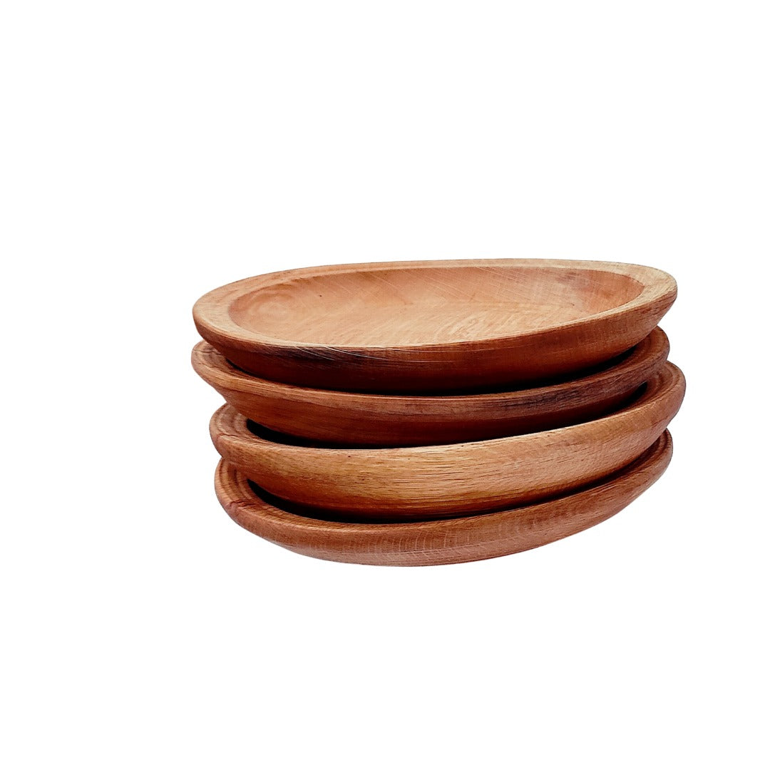 Wooden plates 8" 1 piece