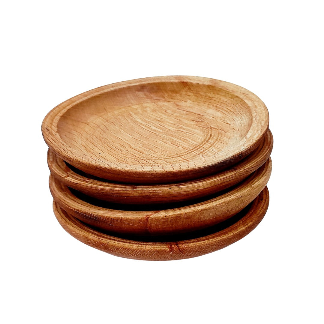 Wooden plates 8" 1 piece