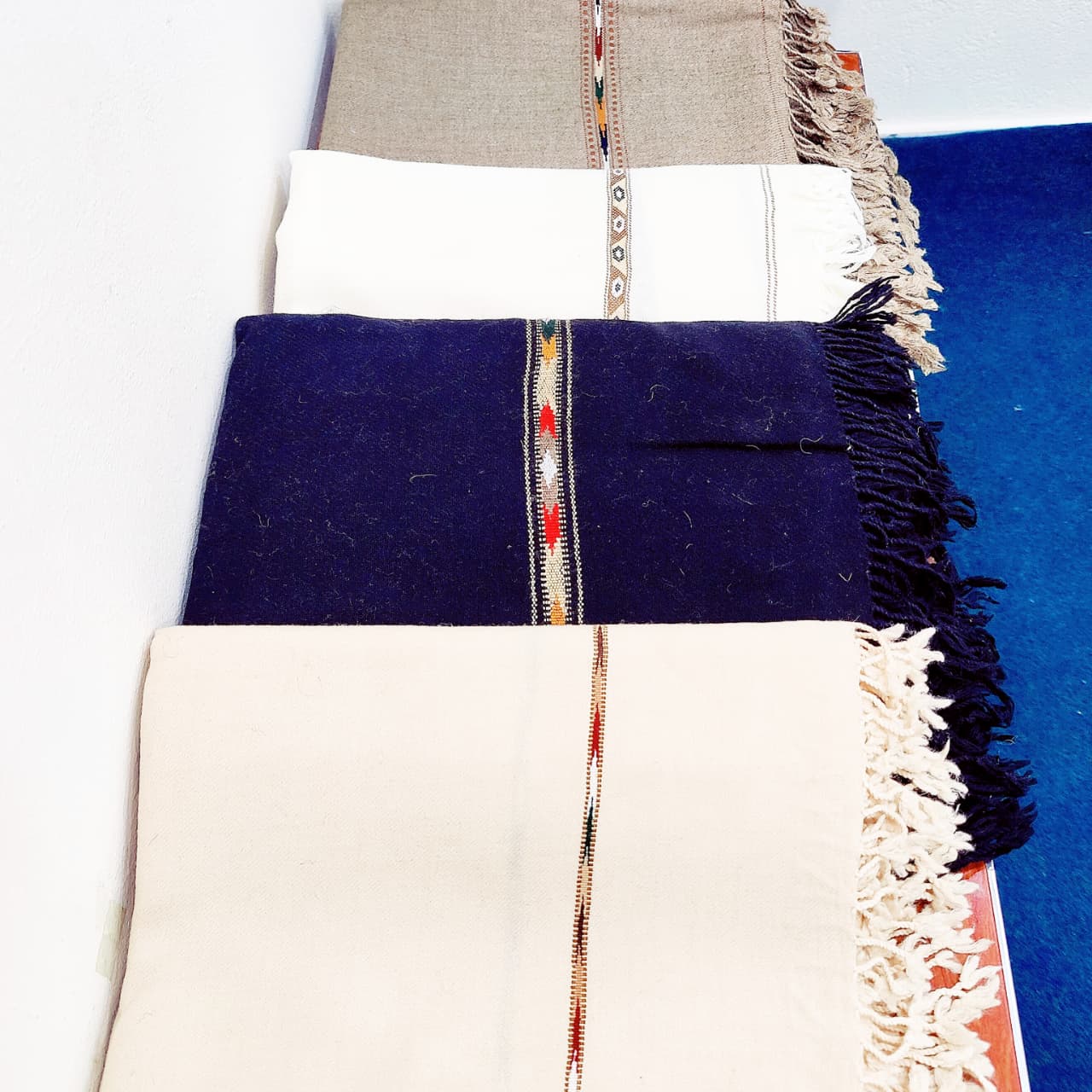 Gray Chitrali Woolen Shawl -Handwoven Men's Winter Essential